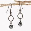 Oxidized Silver and Hematite Drops